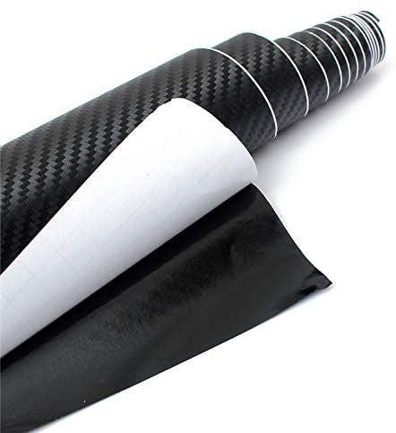 Pellicola Adesiva Trama Carbonio Nero 3d 30x127Cm Wrapping Auto Moto In Vinile