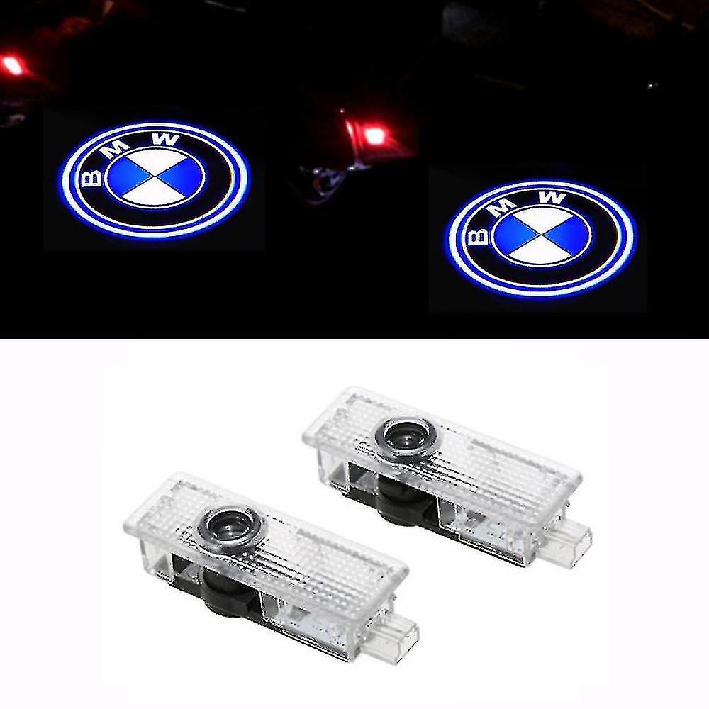 2 PROIETTORI LED LUCI SOTTOPORTA PER BMW X1 X2 X3 X4 X5 X6 X7 CON LOGO PLUG AND PLAY CANBUS