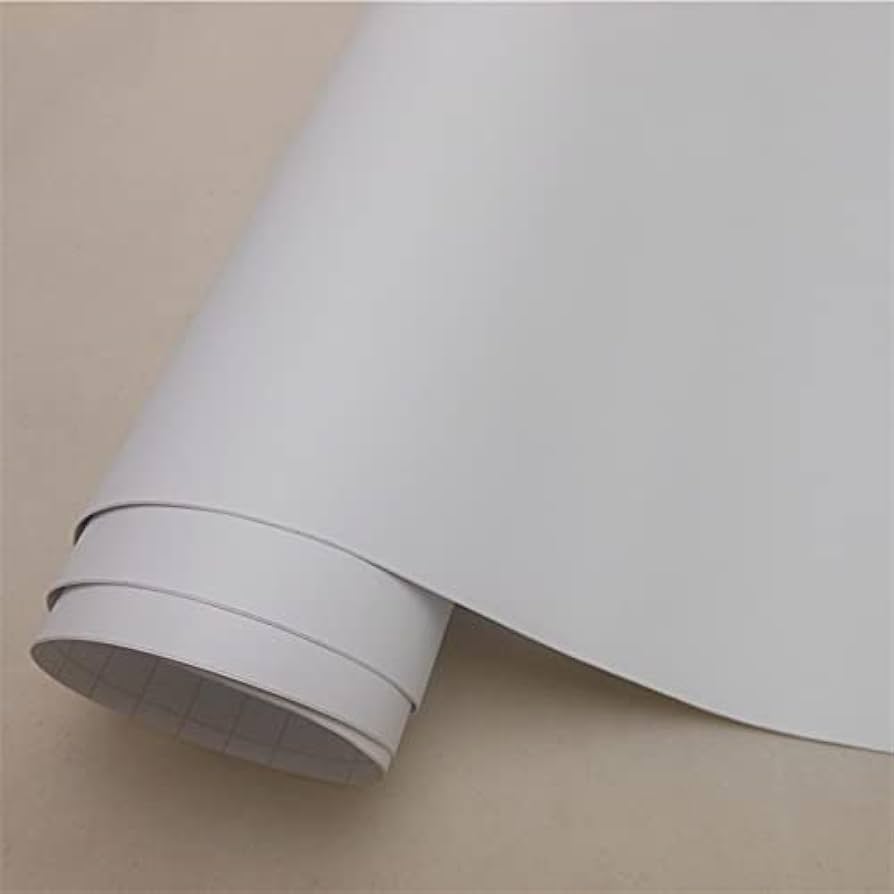Pellicola Adesiva Bianco Opaco 30x152Cm Wrapping Auto Moto Matte In Vinile