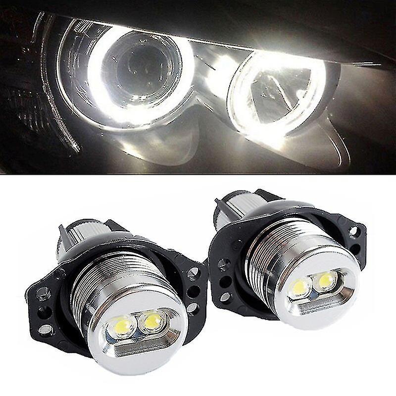 LAMPADE LED ANGEL EYES PER BMW SERIE 3 E90 E91 PRE LCI 20W LUCI DI POSIZIONE 6000K