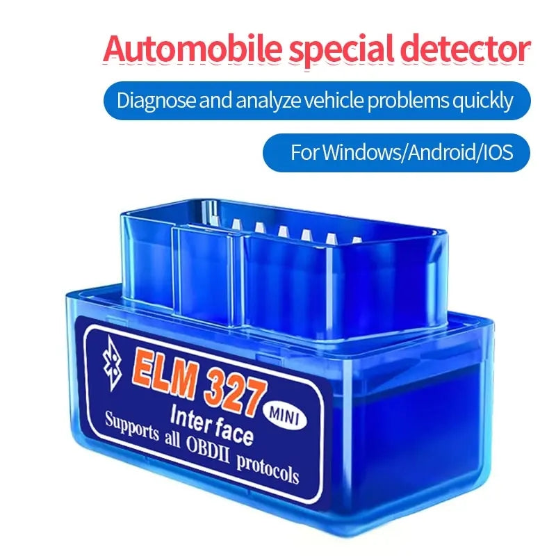 ELM327 DISPOSITIVO DI DIAGNOSTICA OBDII OBD2 SCANNER PER AUTO E MOTO DIAGNOSI ANDROID IOS