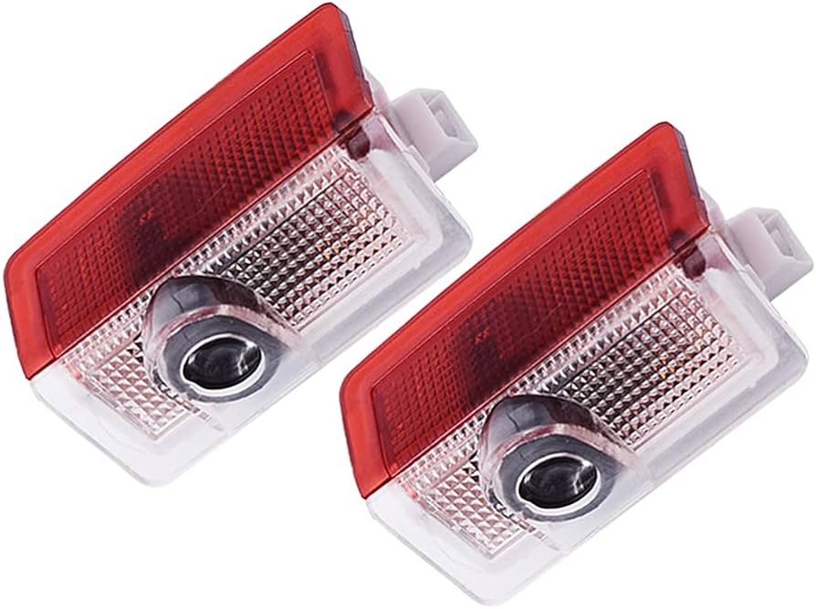 2 PROIETTORI LOGO MERCEDES CLASSE A B C E M LED PORTIERE SOTTOPORTA
