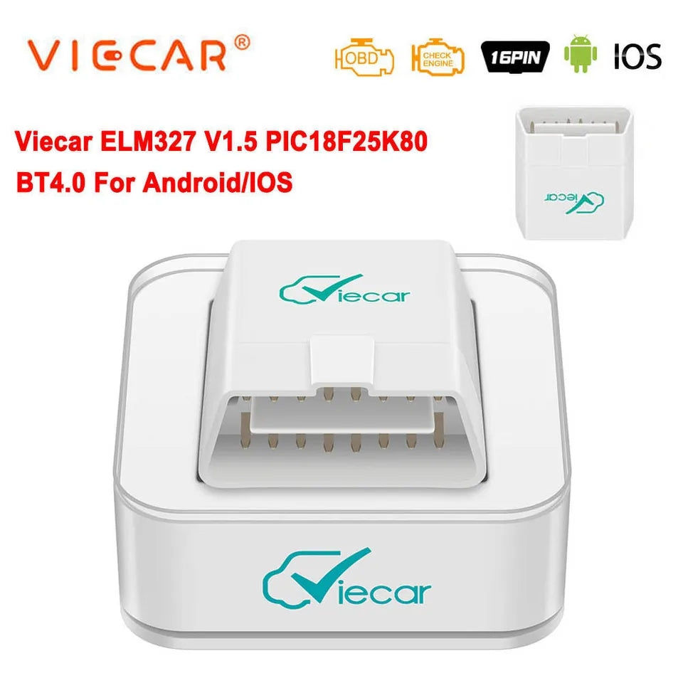 ELM327 DISPOSITIVO DI DIAGNOSTICA OBDII OBD2 SCANNER PER AUTO E MOTO DIAGNOSI ANDROID IOS