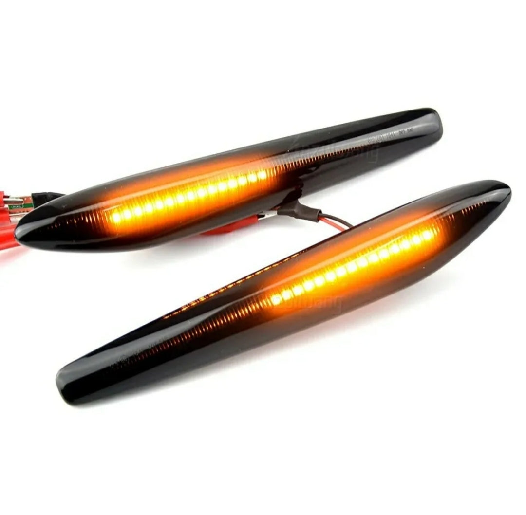 COPPIA FRECCE LATERALI NERO FUME' DINAMICHE A LED ALFA ROMEO 159 BRERA SPIDER