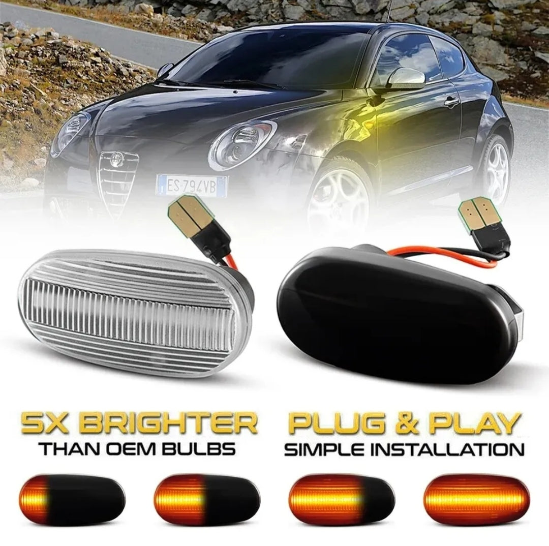 COPPIA FRECCE LATERALI A LED ALFA ROMEO MITO DINAMICHE CANBUS