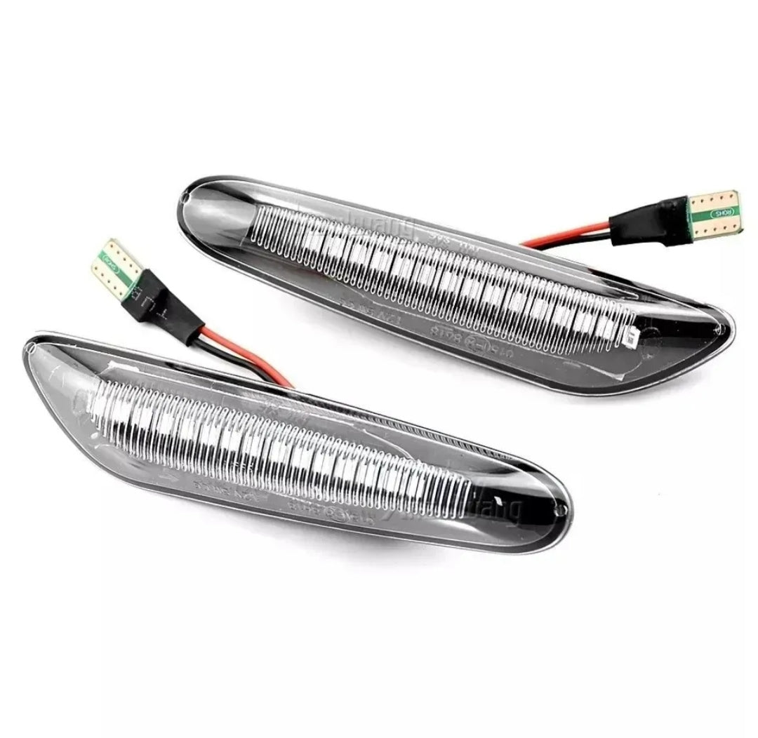 COPPIA FRECCE LATERALI BMW SERIE 1 E87 E88 E82 E83 PROGRESSIVE LED CANBUS