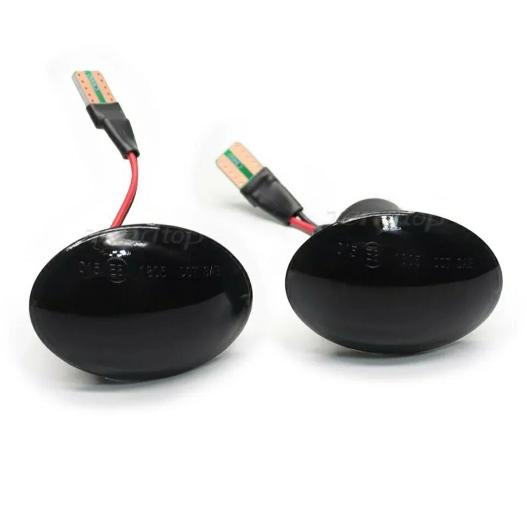 COPPIA FRECCE LATERALI PROGRESSIVE A LED PER ABARTH FIAT 500 595 500C 695