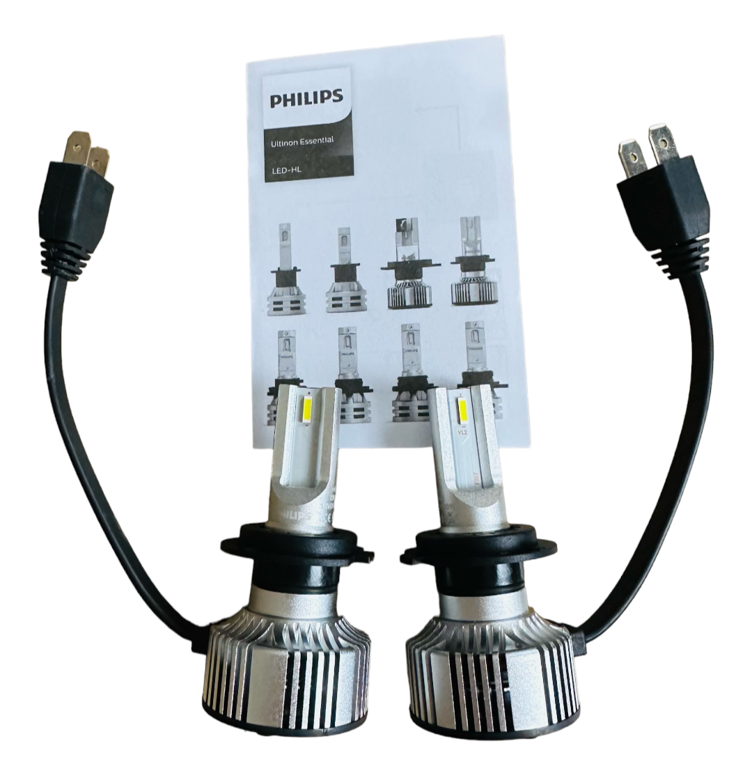 Coppia Lampadine Led H7 Philips Ultinon G2 6500K Auto Moto 12V Canbus Luxeon Bianco