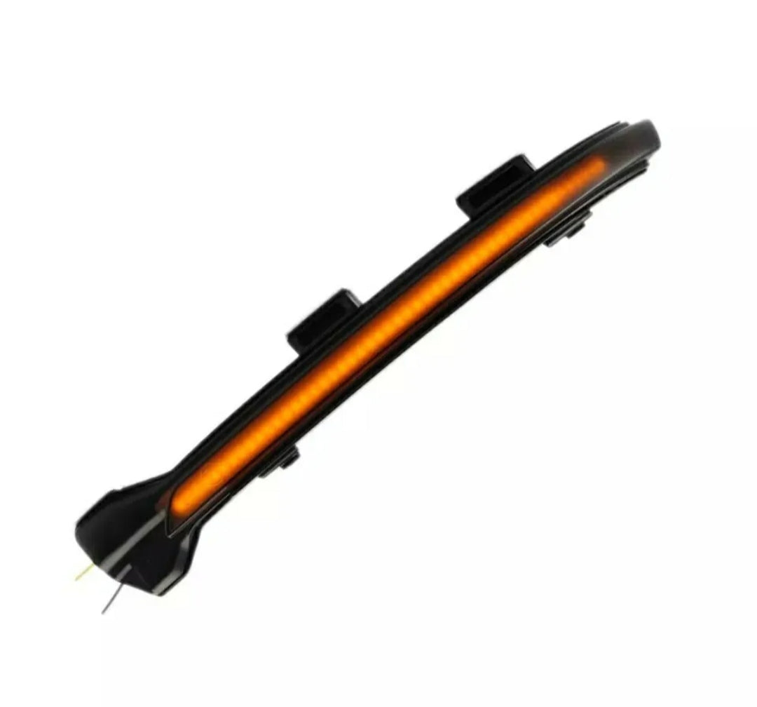 2X FRECCE SPECCHIETTI VW VOLKSWAGEN GOLF 7 7.5 A LED DINAMICHE SEQUENZIALI NERO FUMÈ