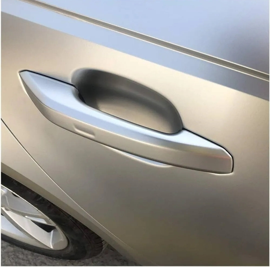 Pellicola Adesiva Argento Opaco 30x152Cm Wrapping Auto Moto Matte In Vinile