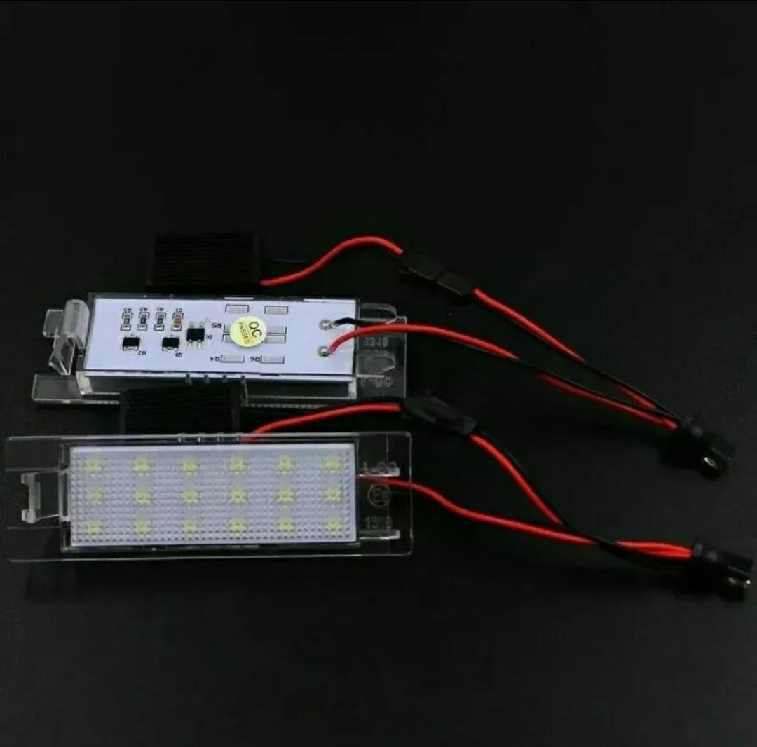 PLACCHETTE LED TARGA FIAT BRAVO PUNTO EVO TIPO GRANDE PUNTO 500L 6000K NO ERROR