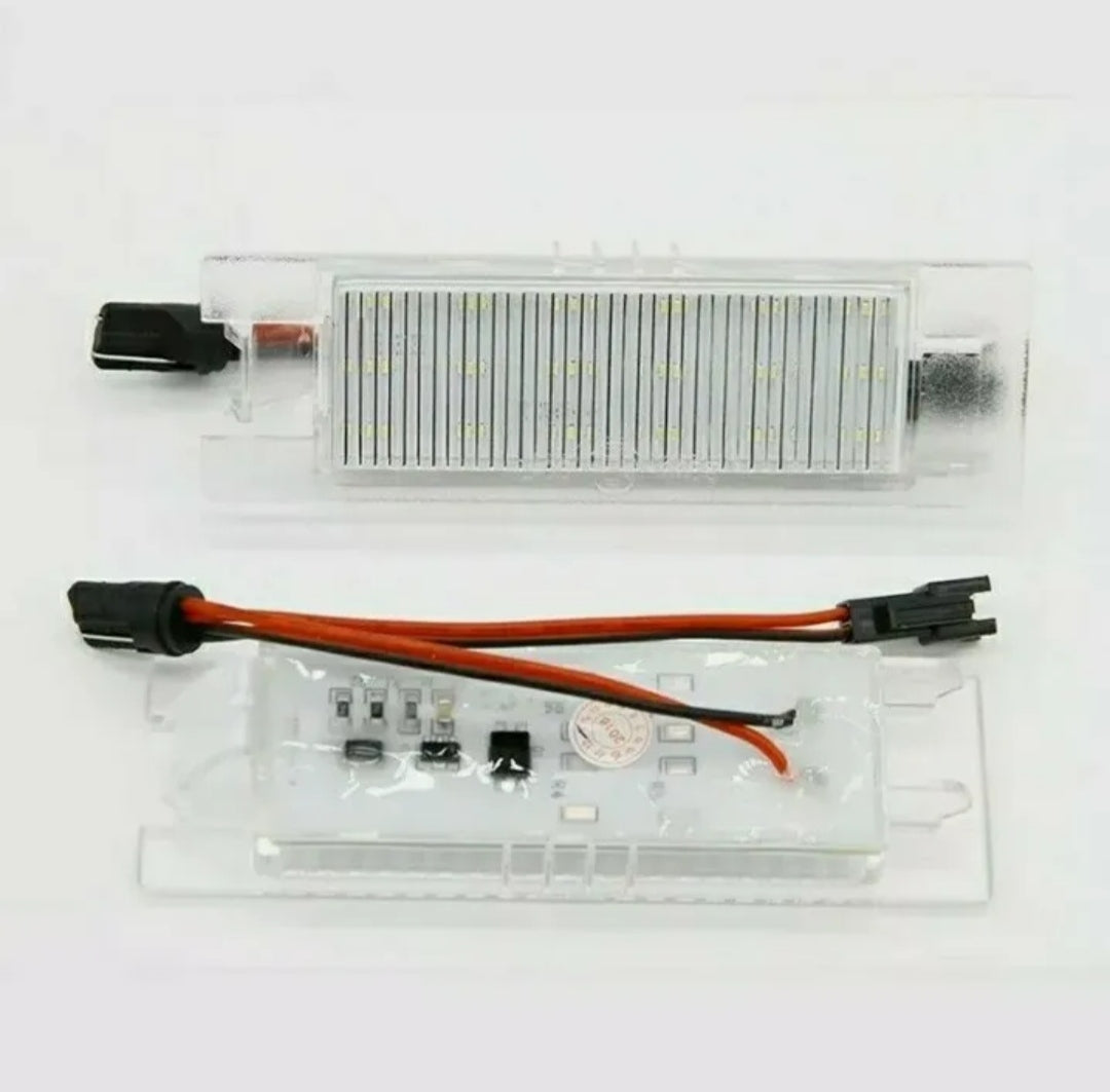 PLACCHETTE LED TARGA FIAT BRAVO PUNTO EVO TIPO GRANDE PUNTO 500L 6000K NO ERROR