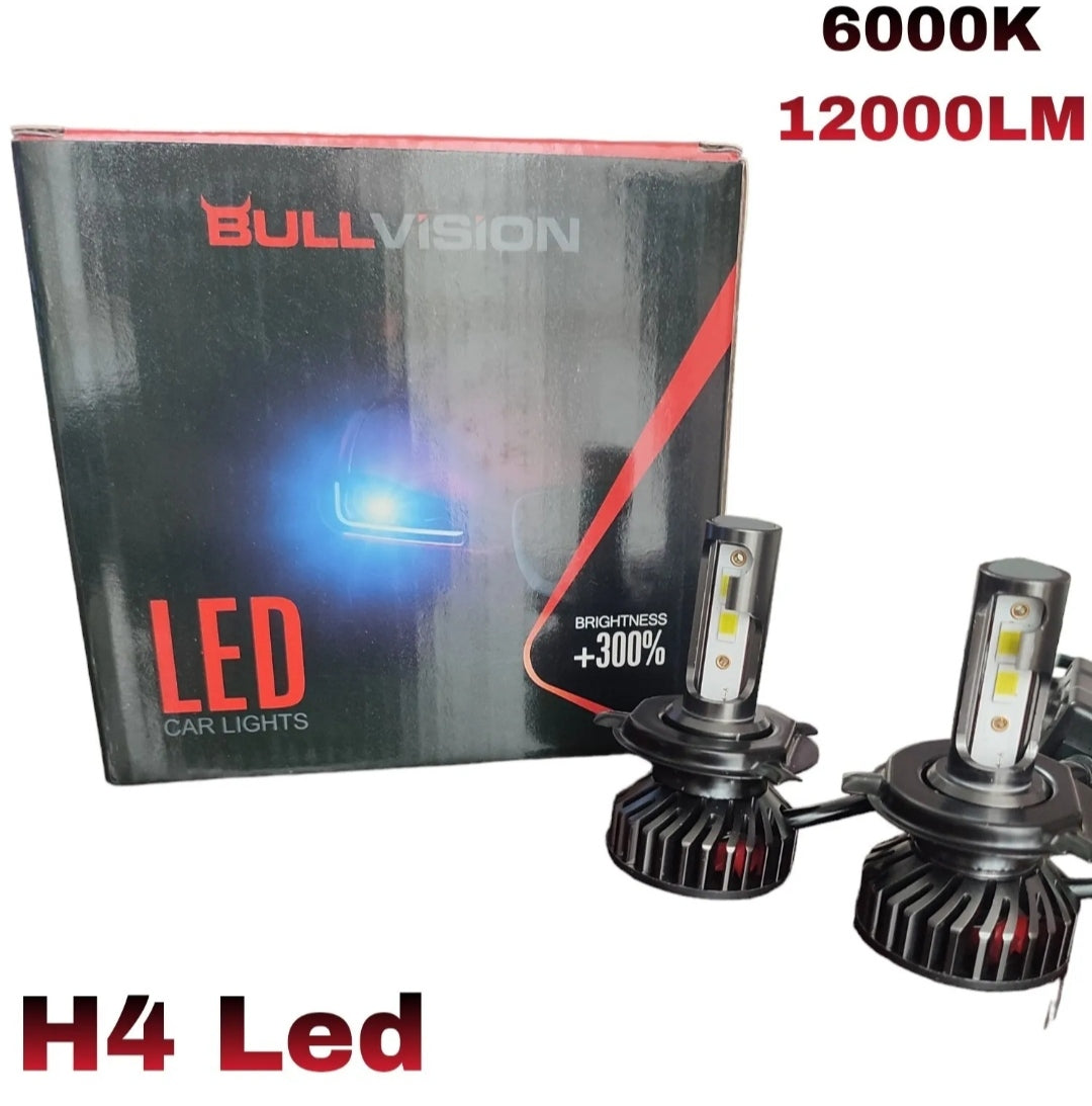 LAMPADE H4 LED FIAT 500X 12000 LUMEN ANABBAGLIANTE + ABBAGLIANTE CANBUS NO ERROR
