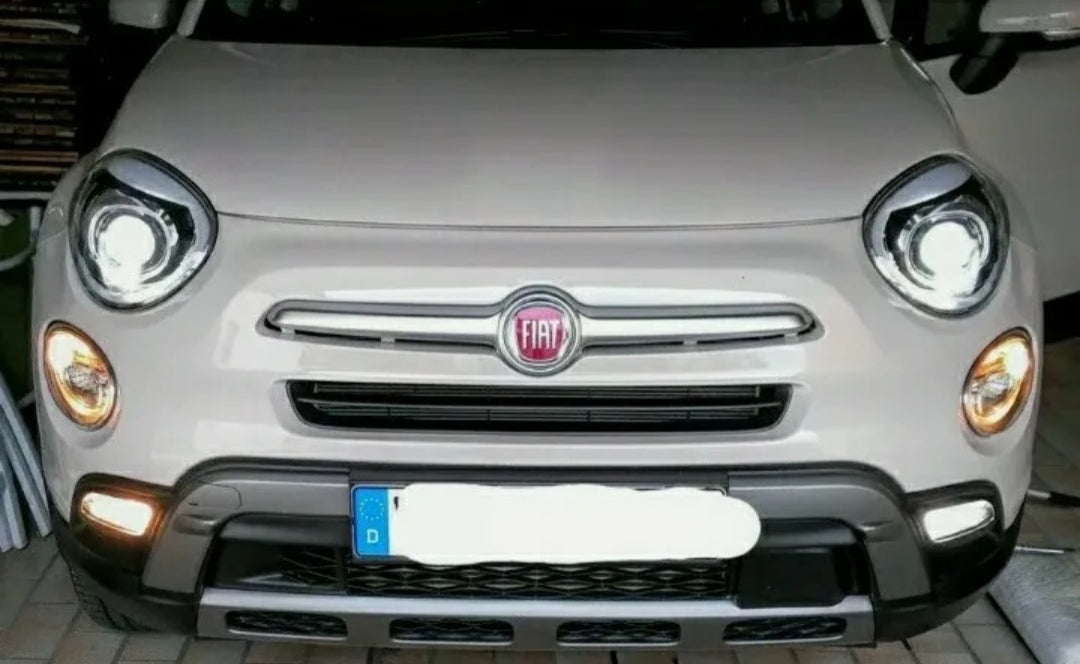 LAMPADE H4 LED FIAT 500X 12000 LUMEN ANABBAGLIANTE + ABBAGLIANTE CANBUS NO ERROR