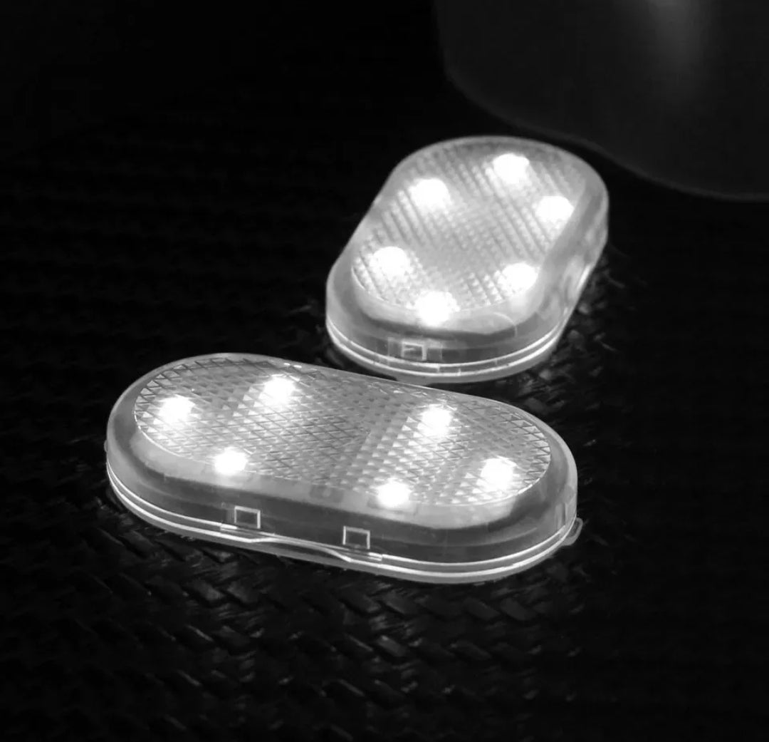 Luce Led Touch Ricarica USB Per Vano Piedi Abitacolo Interni Auto