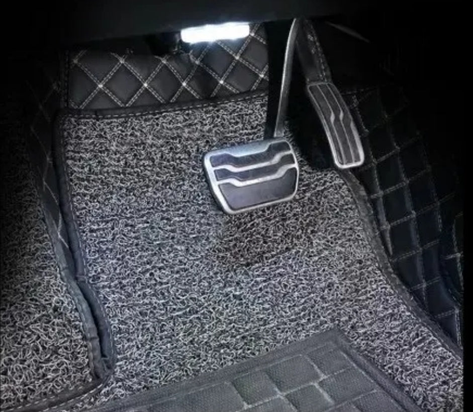 Luce Led Touch Ricarica USB Per Vano Piedi Abitacolo Interni Auto