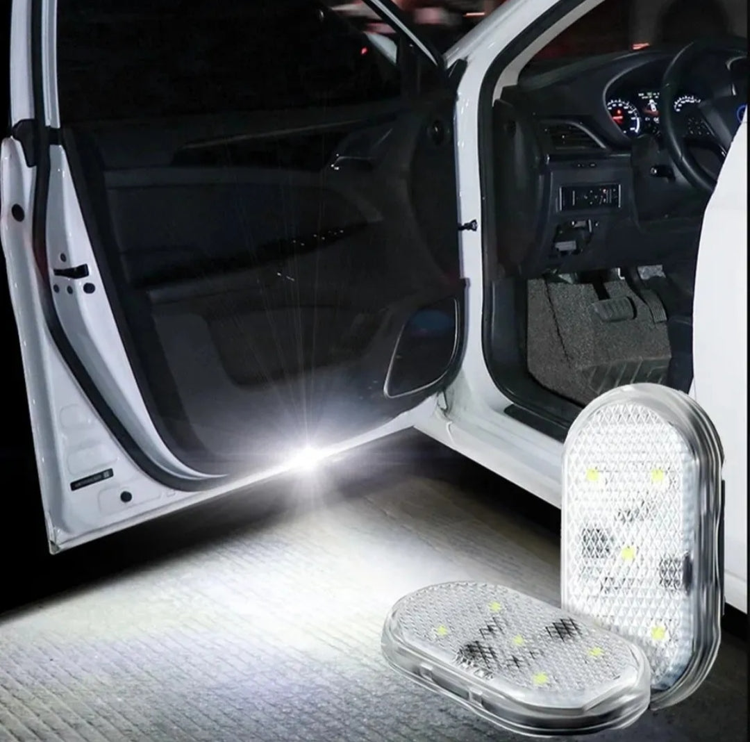 2X LUCI LED SOTTOPORTA BMW SERIE 1 2 3 4 5 6 7 8 X1 X2 X3 X4 X5 X6 Z3 Z4 BIANCO 6000K