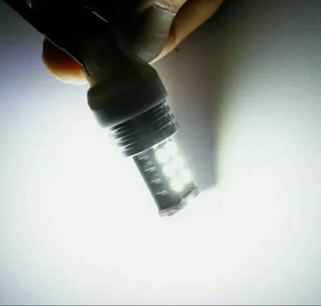 COPPIA LUCI DIURNE POSIZIONE DRL LED VOLKSWAGEN POLO 6C 6000K T20 CANBUS NO ERROR