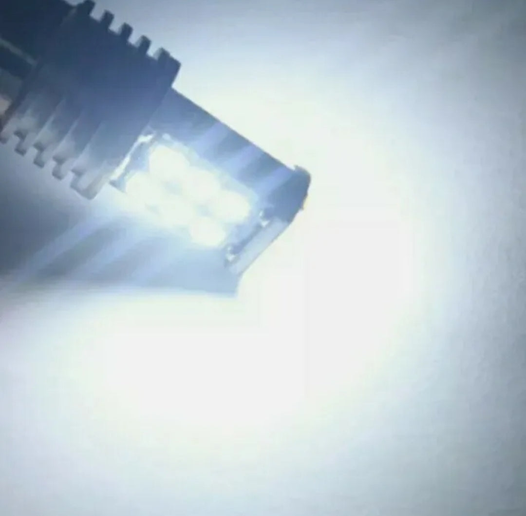 COPPIA LUCI DIURNE DRL LED FIAT 500X DAL 2017 IN POI 6000K T20 CANBUS NO ERROR