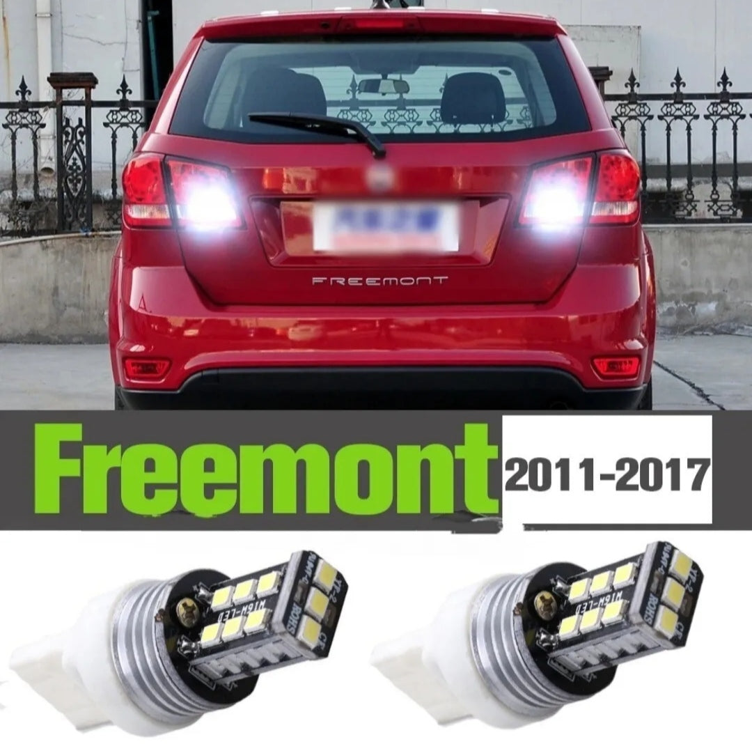 COPPIA LUCI RETROMARCIA LED FIAT FREEMONT T20 CANBUS 6000K