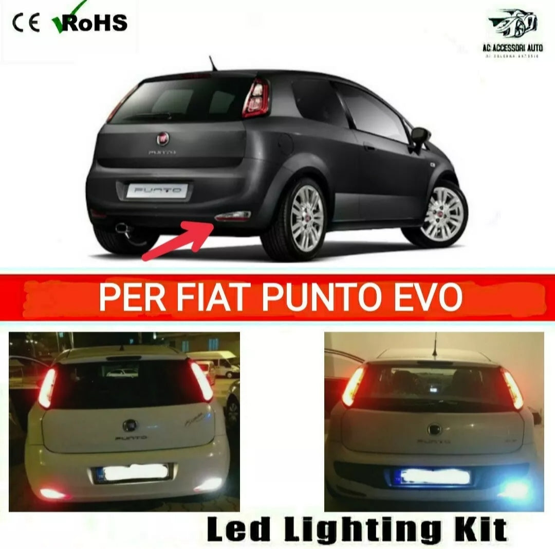 LUCE RETROMARCIA T15 LED FIAT PUNTO EVO CANBUS 6000K