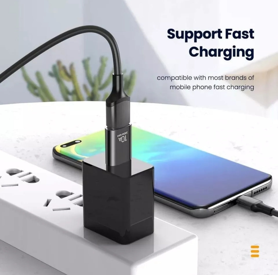 2X ADATTATORE OTG DA USB-A FEMMINA A USB C TIPO C MASCHIO CONVERTITORE UNIVERSALE