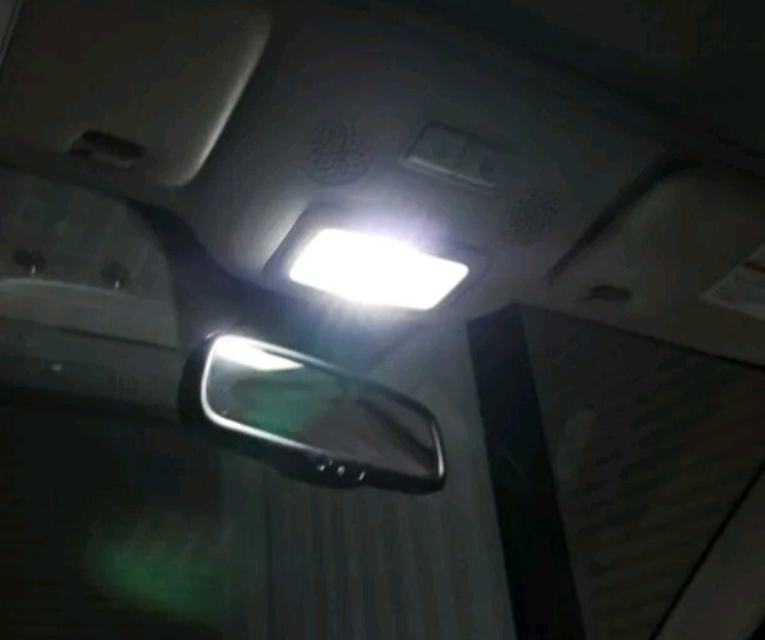 KIT LED INTERNI COMPLETO FIAT PANDA III PLAFONIERA + BAGAGLIAIO CANBUS 6000K