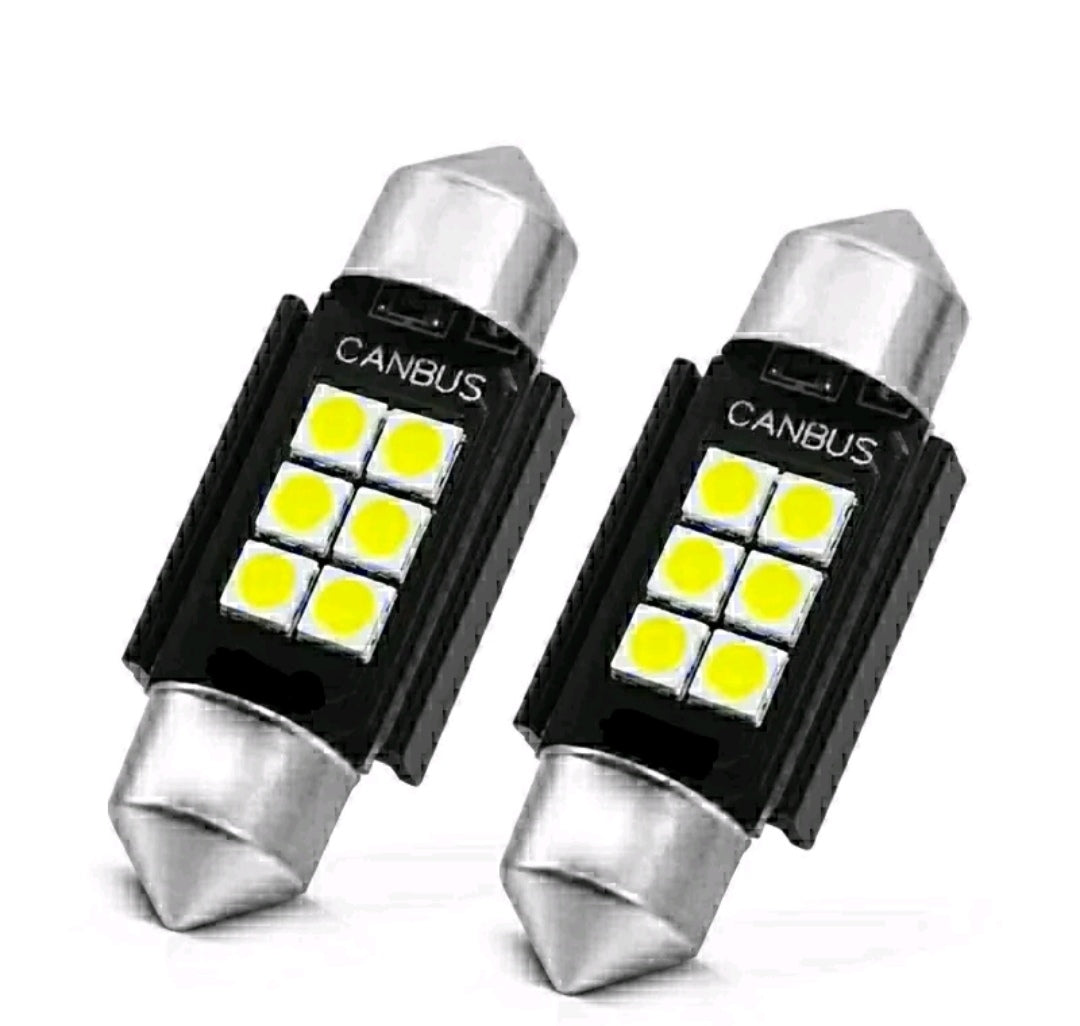 KIT LED INTERNI COMPLETO FIAT PANDA III PLAFONIERA + BAGAGLIAIO CANBUS 6000K