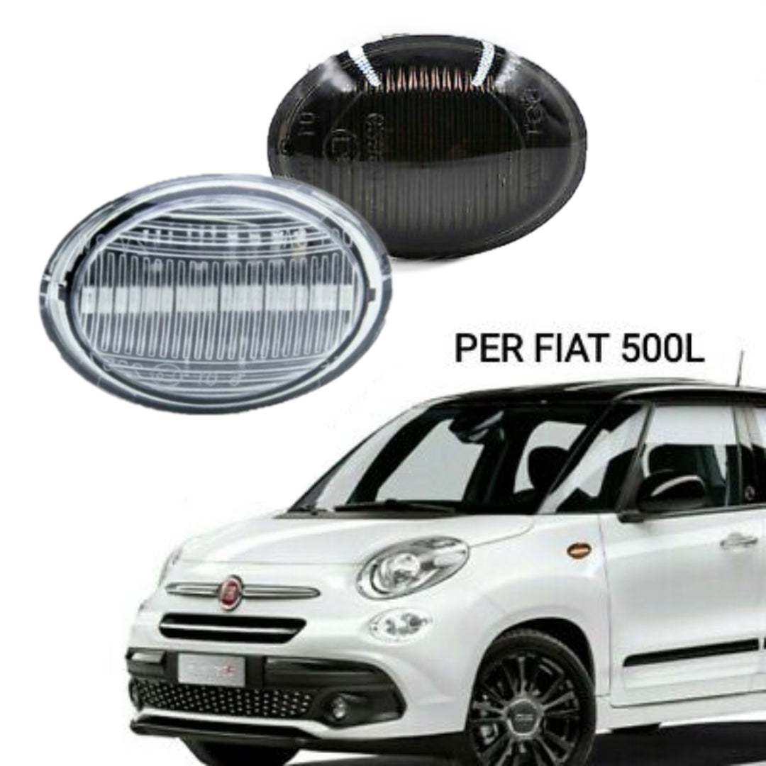 COPPIA FRECCE LATERALI PROGRESSIVE A LED PER FIAT 500L CANBUS