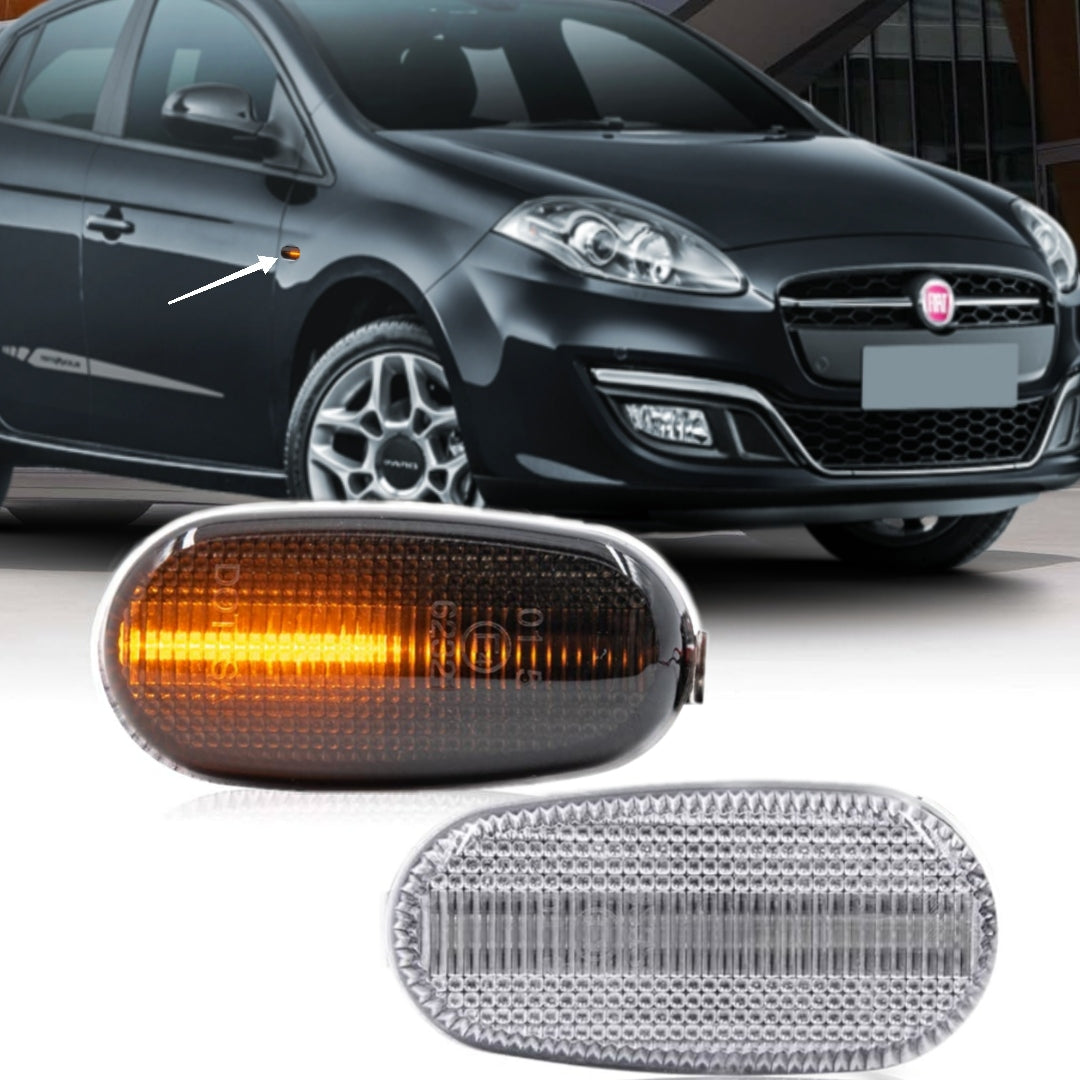 COPPIA FRECCE LATERALI A LED FIAT BRAVO II DINAMICHE CANBUS