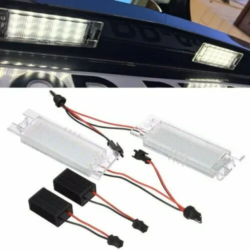 PLACCHETTE LED TARGA FIAT BRAVO PUNTO EVO TIPO GRANDE PUNTO 500L 6000K NO ERROR