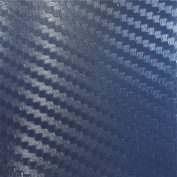 Pellicola Adesiva Trama Carbonio Blu 3d 30x127Cm Wrapping Auto Moto In Vinile
