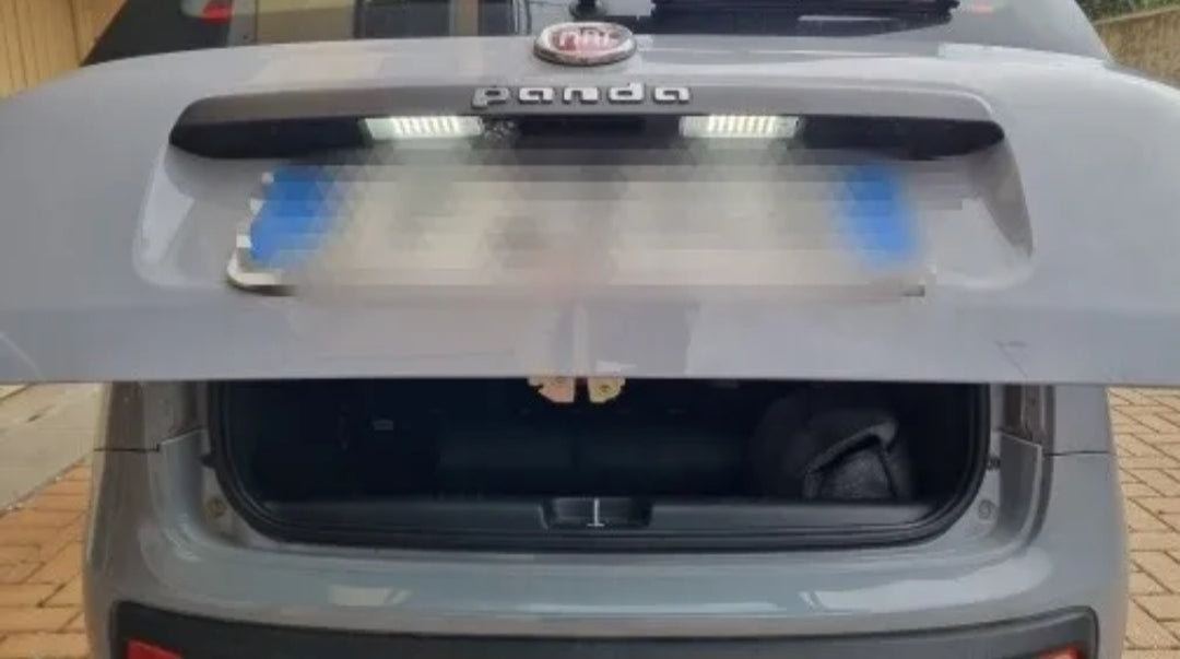 PLACCHETTE A LED LUCI TARGA 18 LED SPECIFICHE FIAT PANDA II 169 6000K NO ERROR