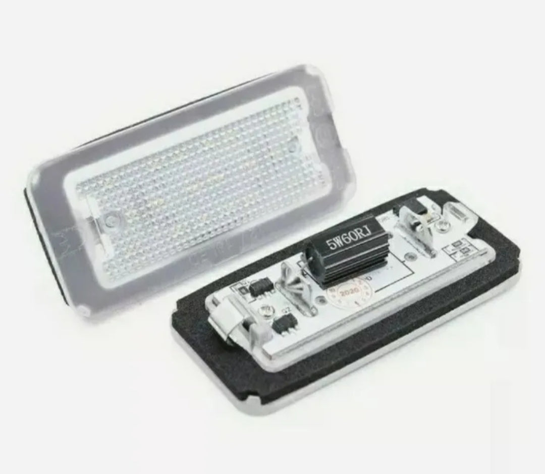 PLACCHETTE A LED LUCI TARGA 18 LED SPECIFICHE FIAT 500 500C 6000K NO ERROR