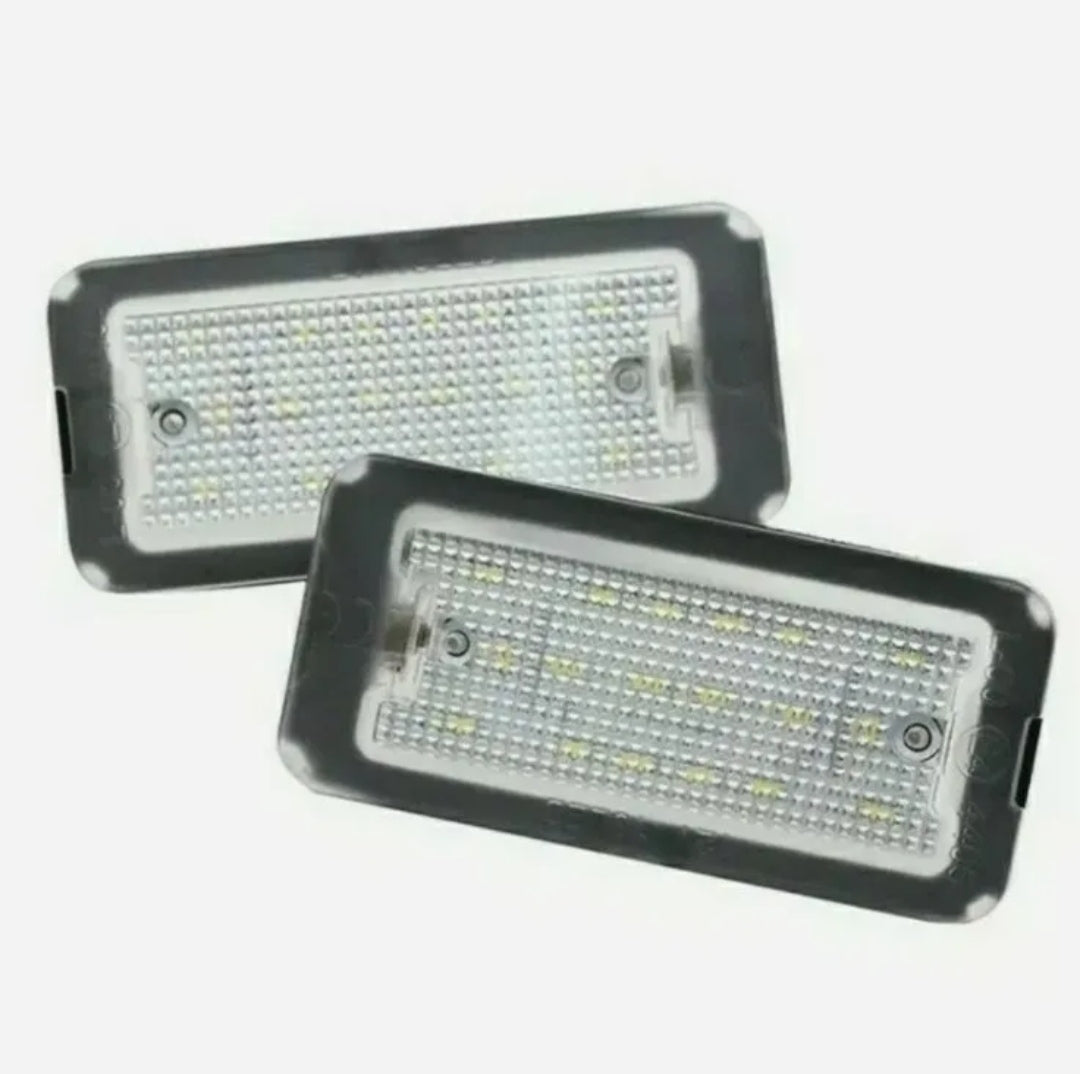 PLACCHETTE A LED LUCI TARGA 18 LED SPECIFICHE FIAT 500 500C 6000K NO ERROR