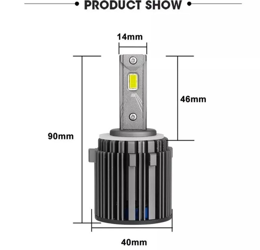 KIT LED H7 SPECIFICI PER ANABBAGLIANTI VOLKSWAGEN VW GOLF 6 VI 6000K CANBUS PLUG AND PLAY