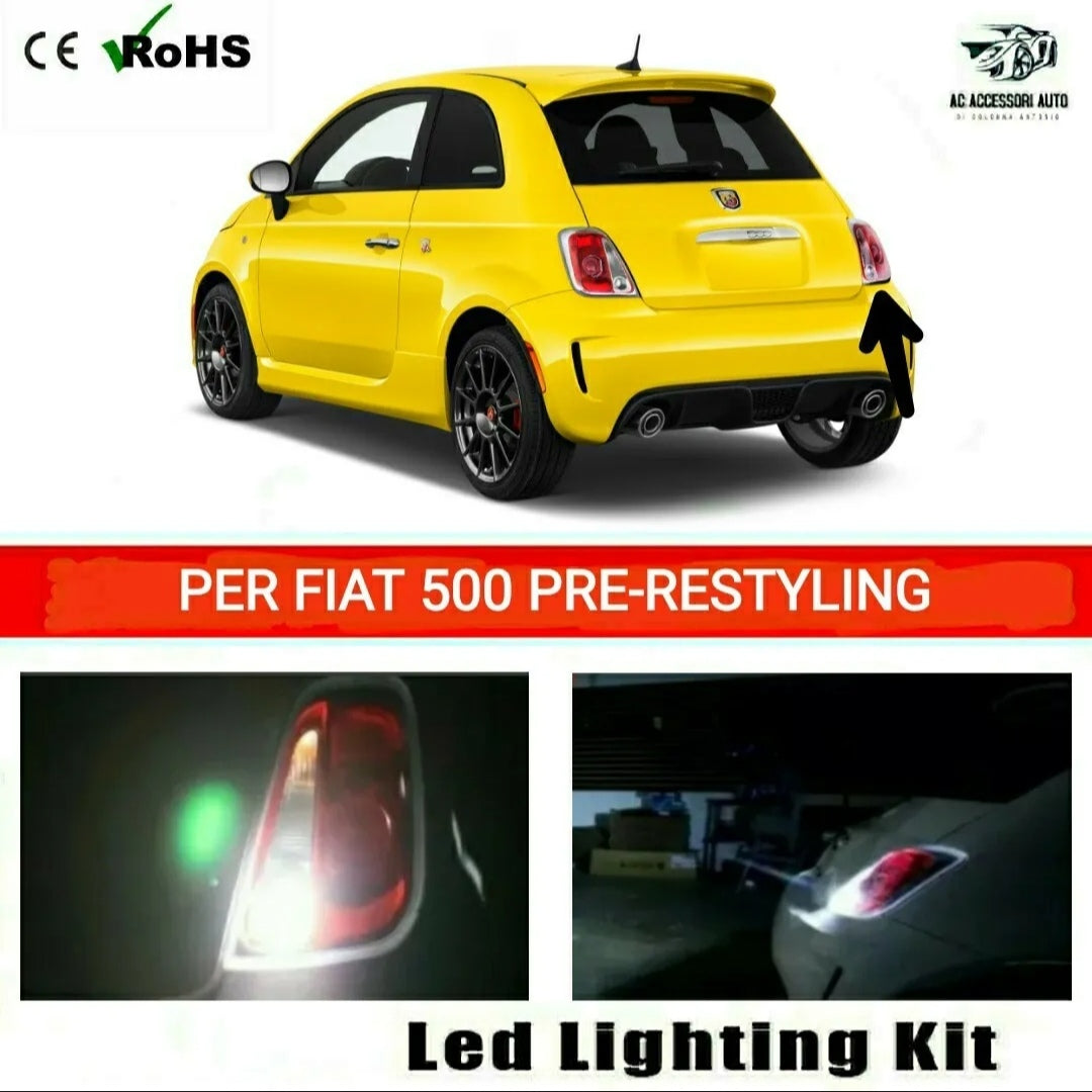 LAMPADA RETROMARCIA LED FIAT 500 PRE-RESTYLING CANBUS 6000K