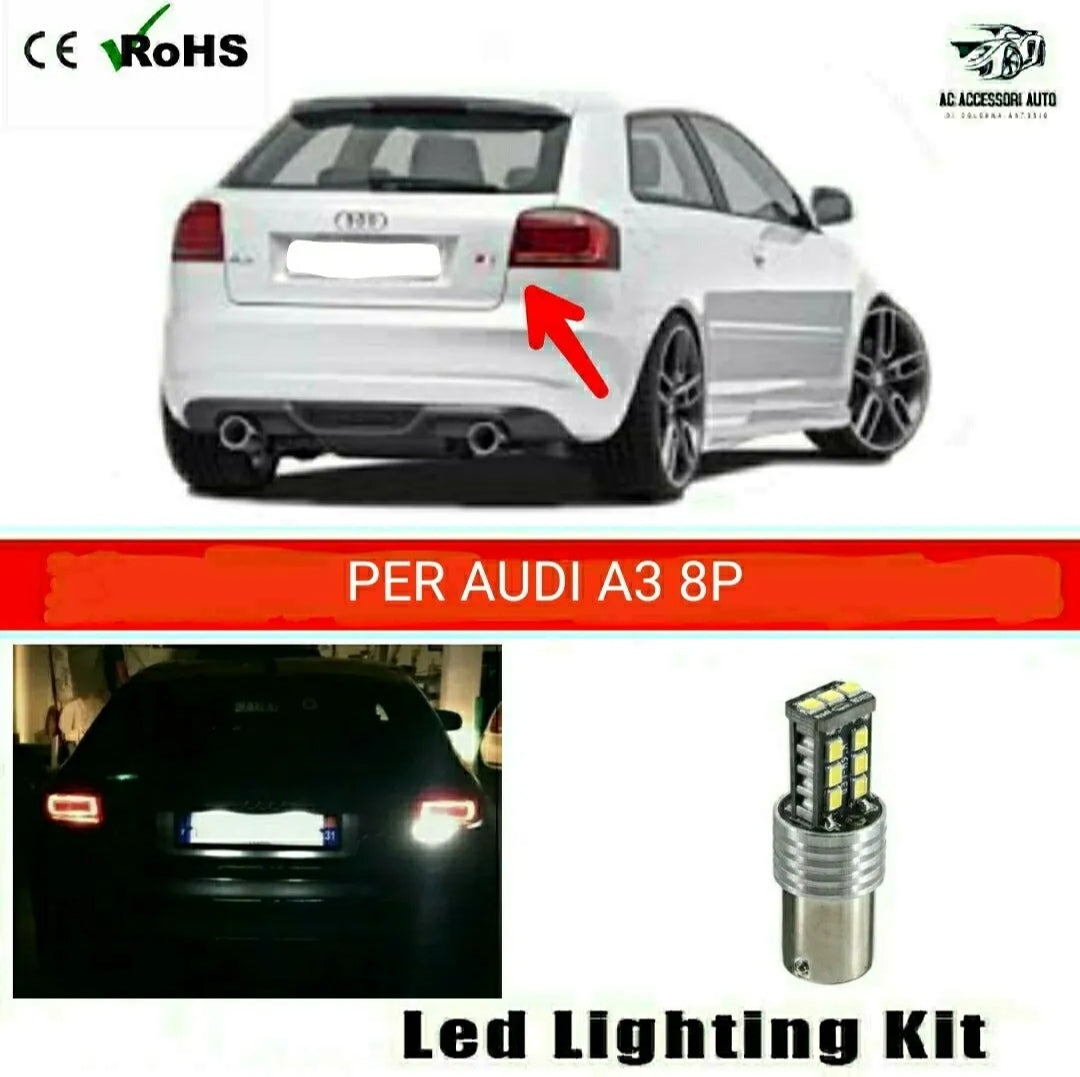 LAMPADA RETROMARCIA LED AUDI A3 8P CANBUS 6000K