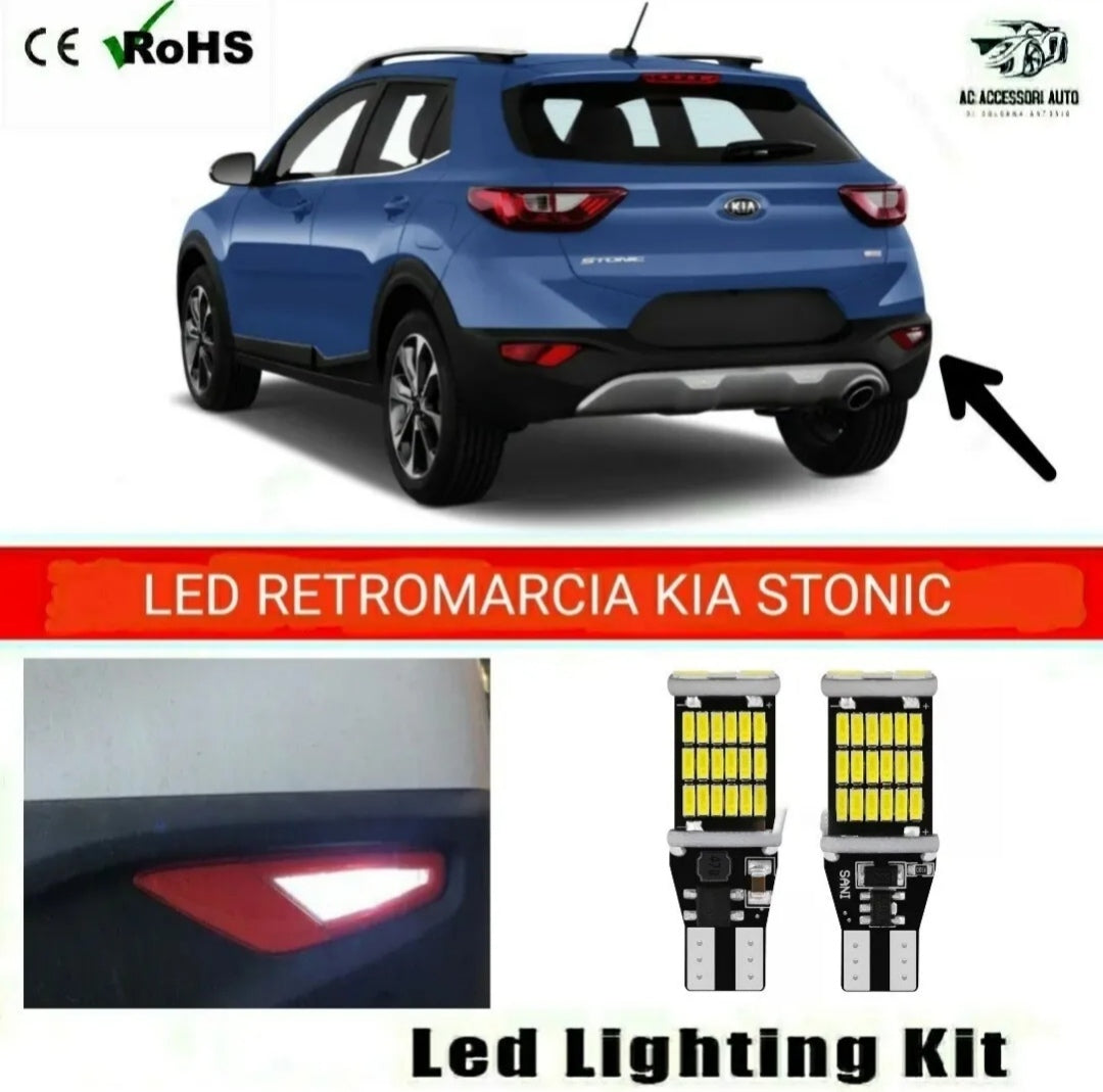 LUCE RETROMARCIA T15 LED KIA STONIC CANBUS 6000K