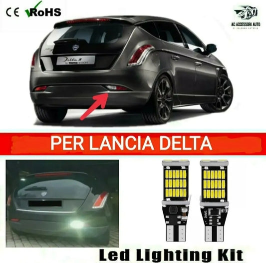 LUCE RETROMARCIA T15 LED LANCIA DELTA CANBUS 6000K