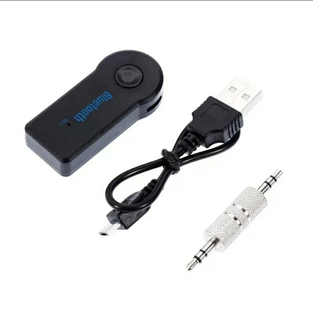 RICEVITORE ADATTATORE JACK 3.5MM VIVAVOCE BLUETOOTH V4.1 AUTO AUX STEREO AUDIO