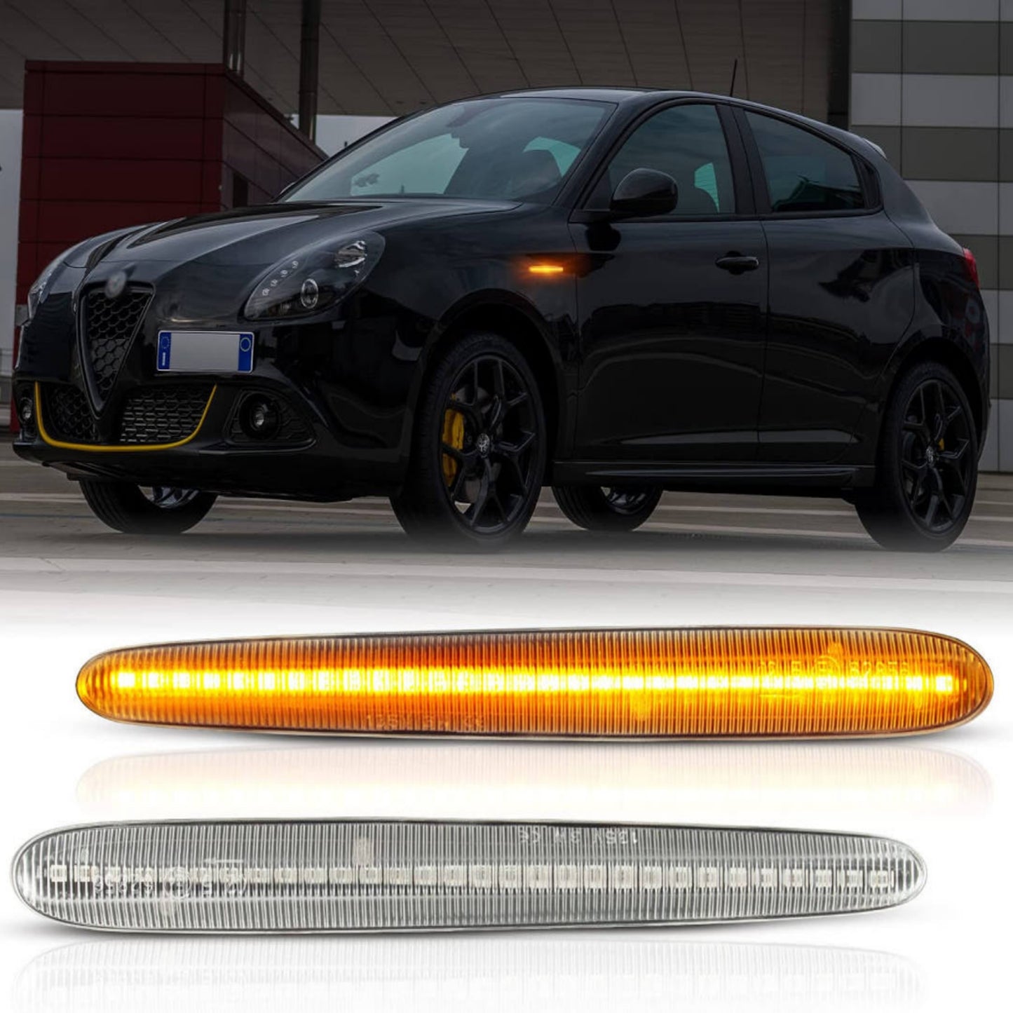 COPPIA FRECCE LATERALI DINAMICHE A LED PER ALFA ROMEO GIULIETTA