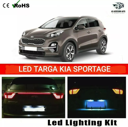 COPPIA LUCI TARGA LED KIA SPORTAGE QL W5W T10 CANBUS NO ERROR