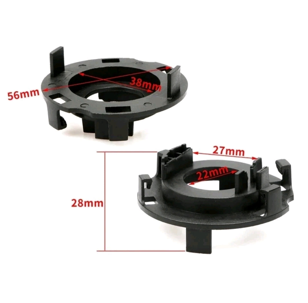 COPPIA ADATTATORI PORTA LAMPADE H7 LED XENON PER HYUNDAI TUCSON III