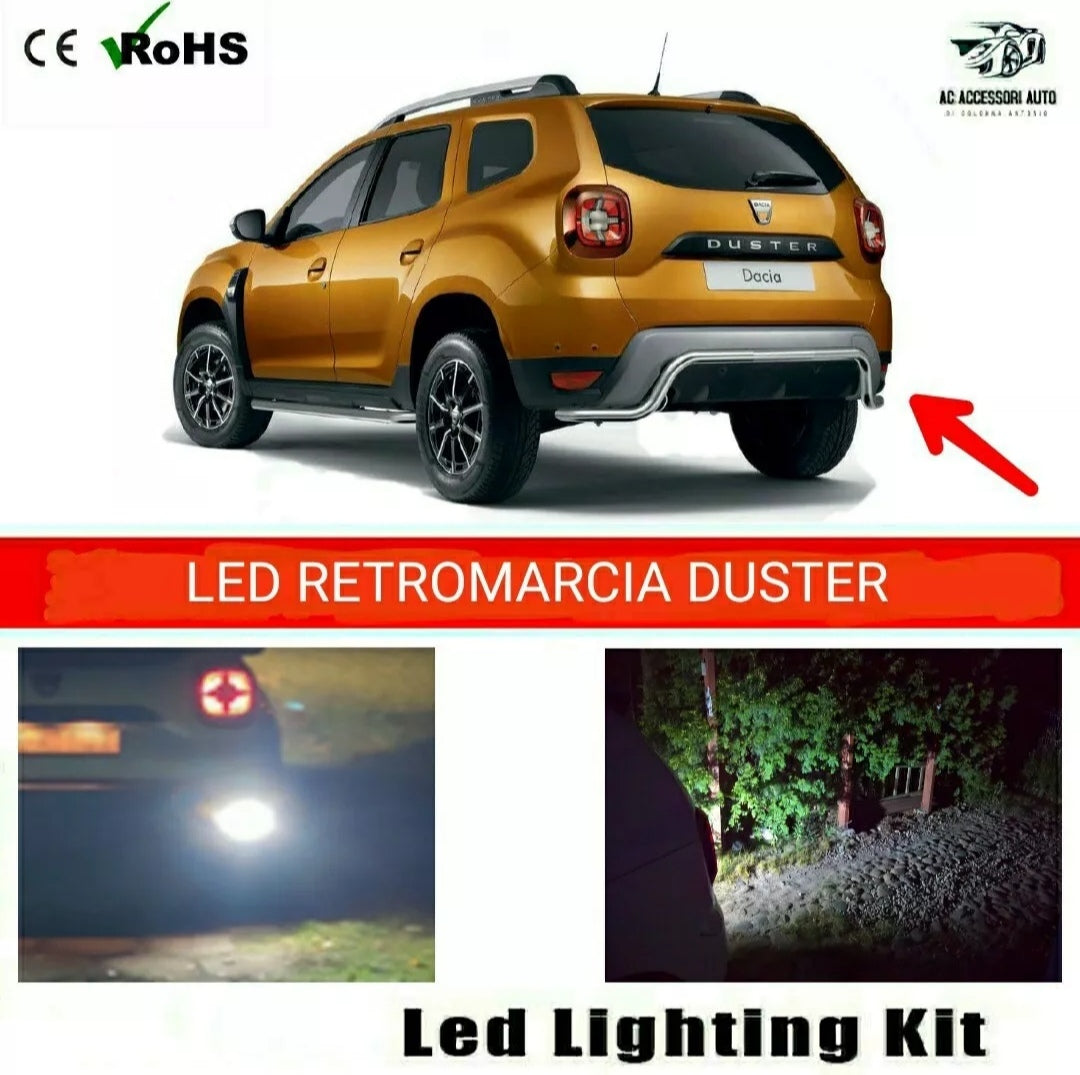 LAMPADA RETROMARCIA LED DACIA DUSTER CANBUS 6000K