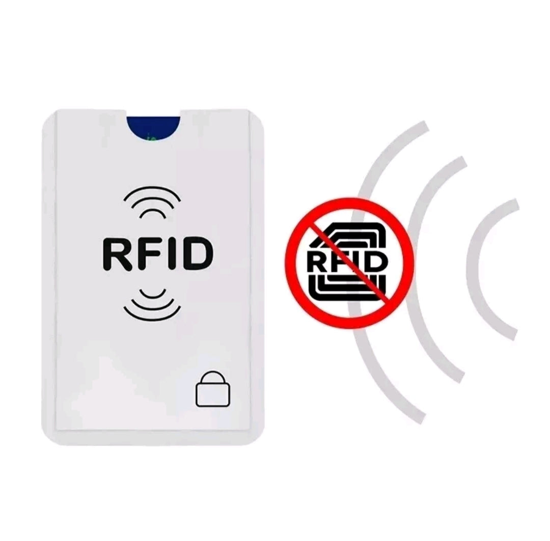2 CUSTODIA CARTE DI CREDITO BANCOMAT PROTEZIONE BLOCCO RFID ANTI-CLONAZIONE NFC