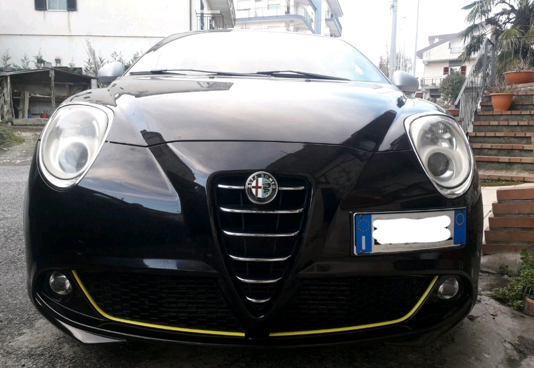 Profilo Bordino Giallo Adesivo Alfa Romeo Mito Per Paraurti Anteriore Tuning