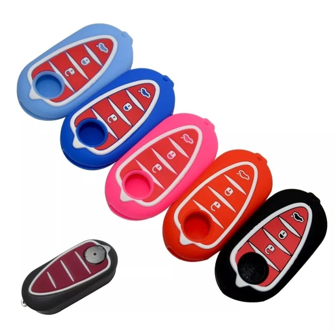 GUSCIO COVER CHIAVE TELECOMANDO 3 TASTI IN SILICONE PER ALFA ROMEO GIULIETTA MITO
