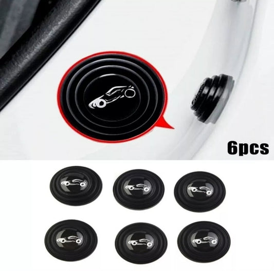 6 CUSCINETTI GUARNIZIONE IN SILICONE ANTIURTO ANTI-COLLISIONE PROTEZIONE PORTIERA AUTO