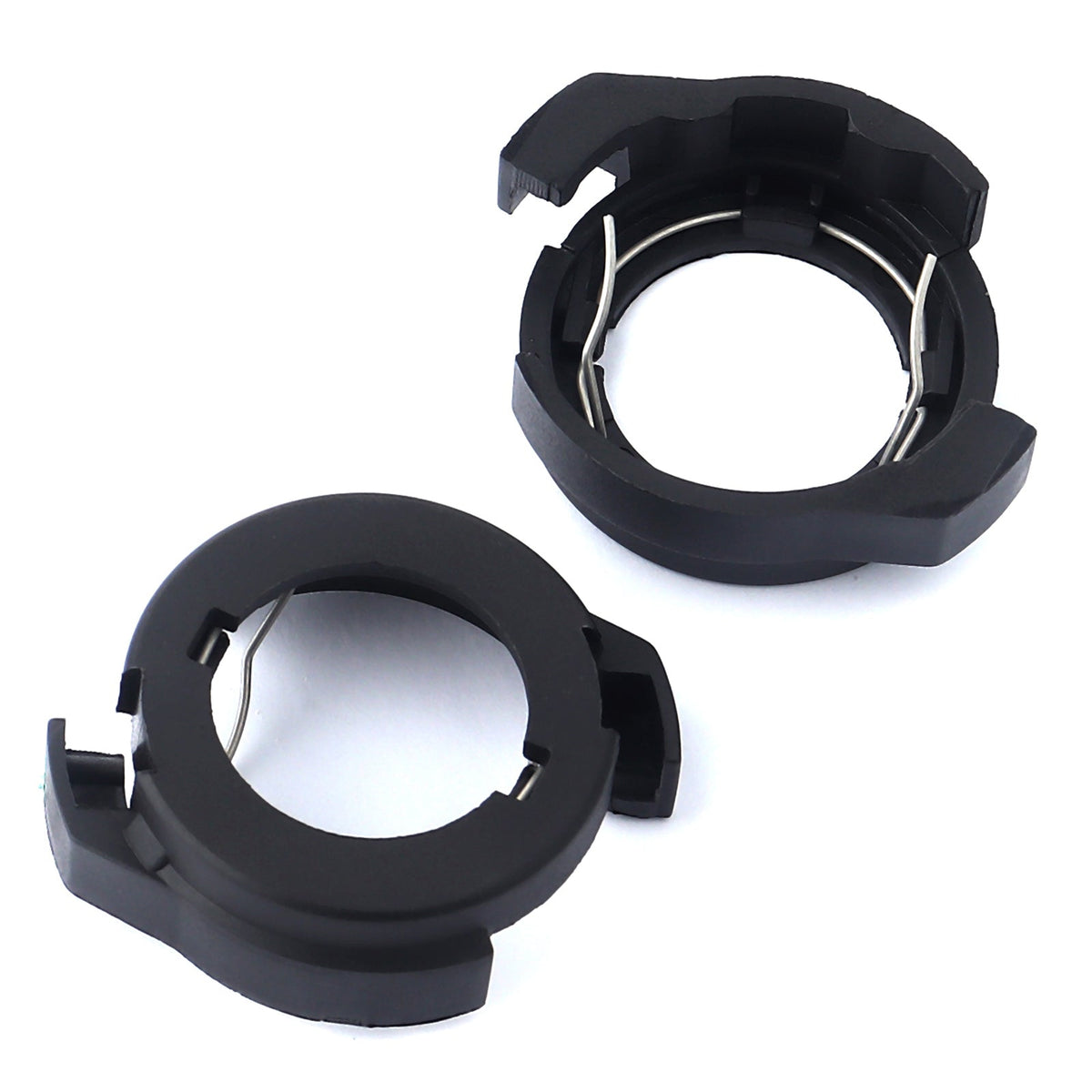 COPPIA ADATTATORI PORTA LAMPADA H7 LED XENON PER ALFA ROMEO MITO FORD KUGA RENAULT MEGANE